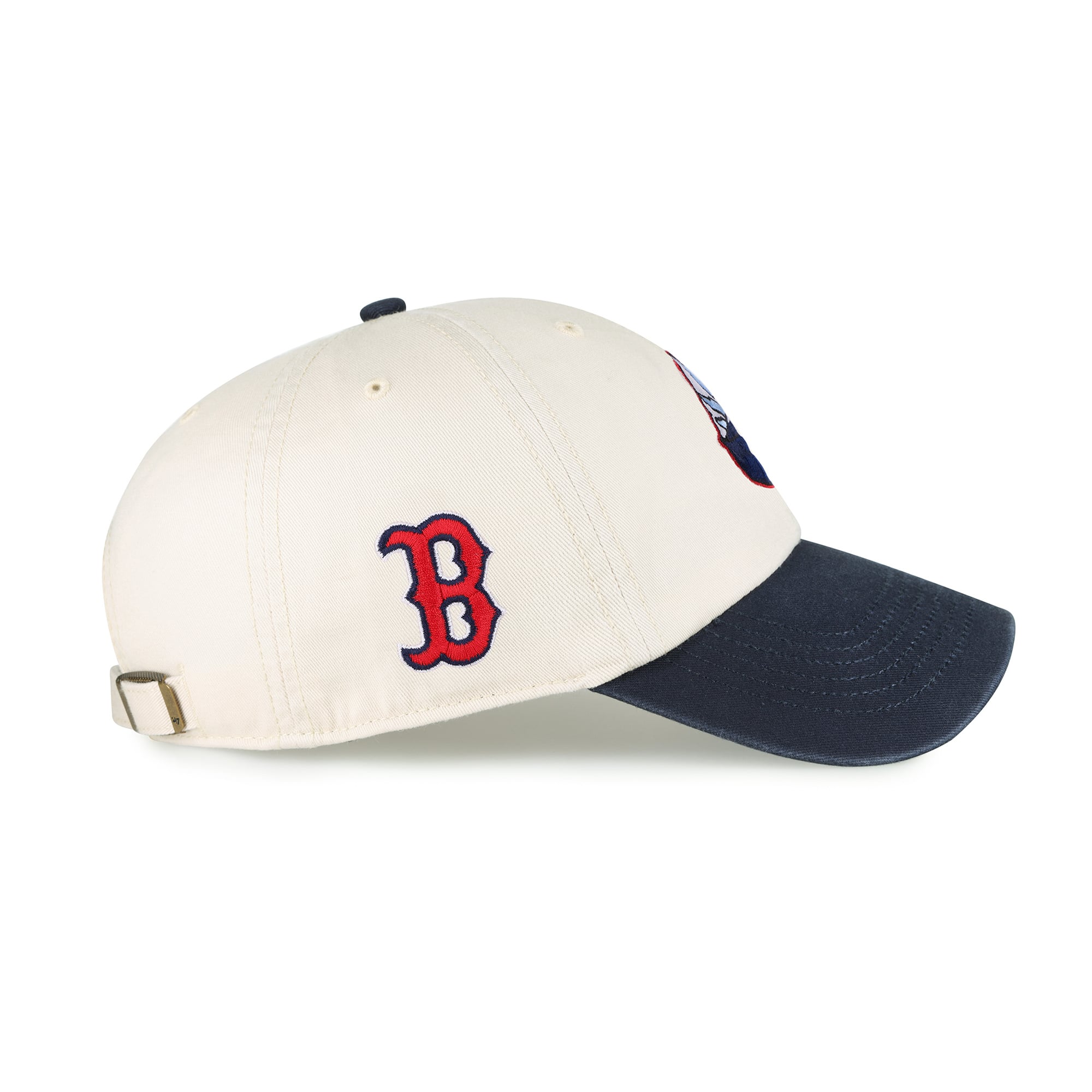 Unisex '47 Natural Boston Red Sox Single Swirl Ice Cream Helmet 2.0 Clean Up Adjustable Hat