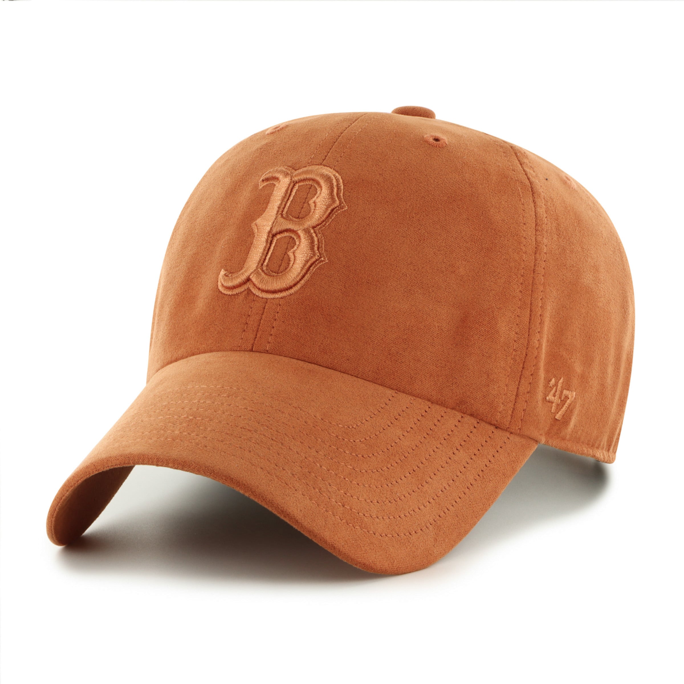 Unisex '47 Red Boston Sox Fall Feelings Ballpark Suede Clean Up Hat