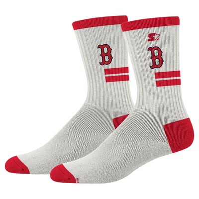  Boston Red Sox PRO Compression Unisex Premiere Cushioned Crew Socks - Cream