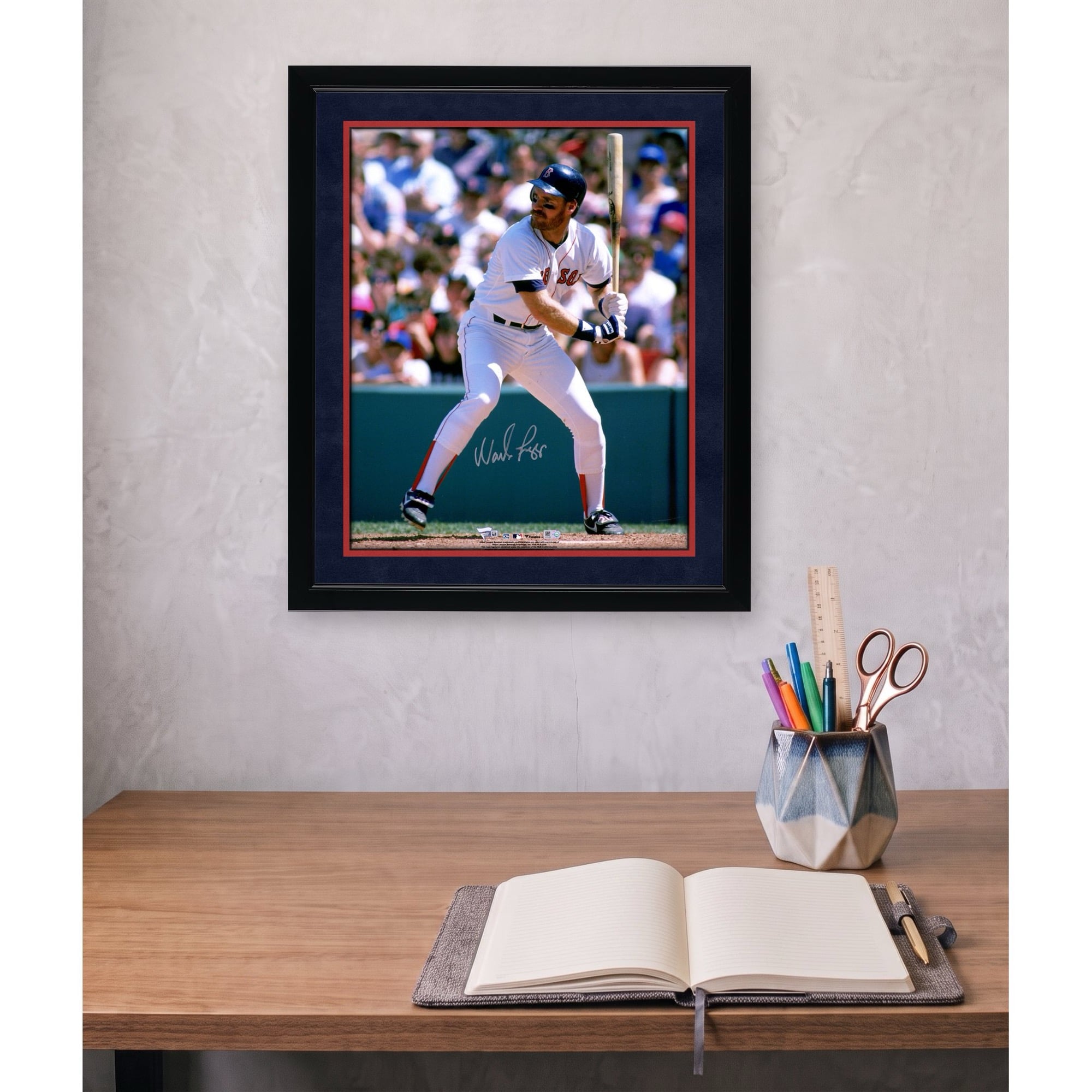 Wade Boggs Boston Red Sox Autographed 16" x 20" Hitting Photograph