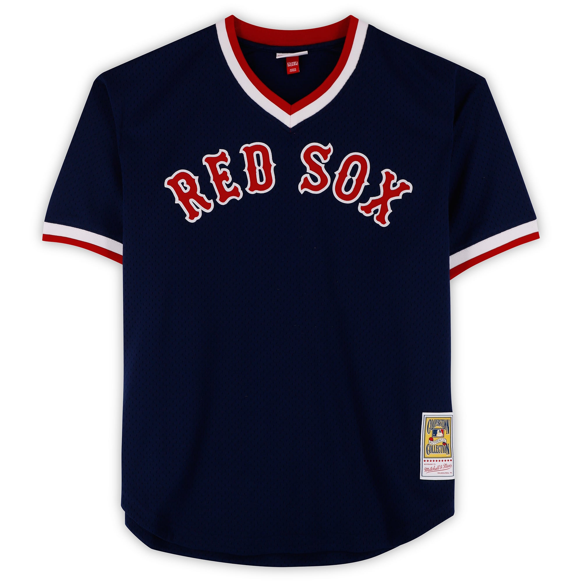 Wade Boggs Boston Red Sox Autographed Navy Mitchell & Ness Batting Practice Jersey