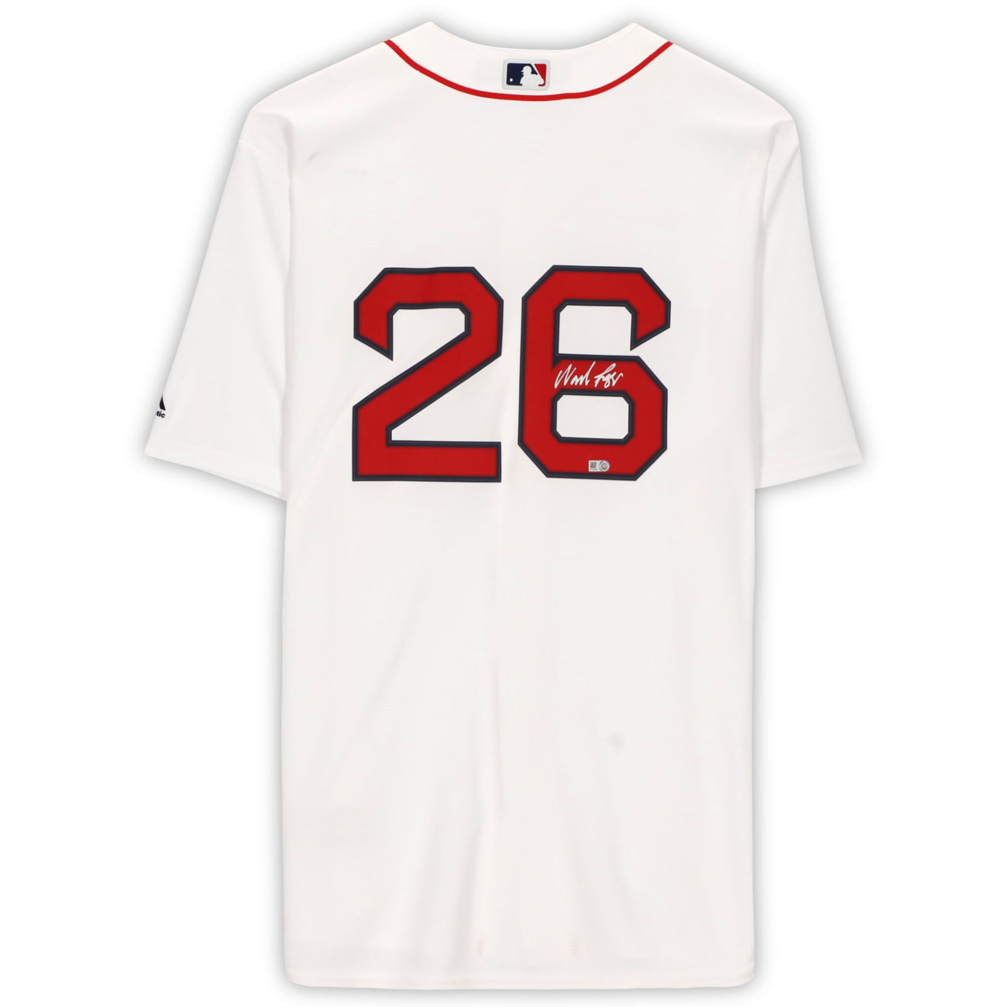 Wade Boggs Boston Red Sox Autographed White Majestic Replica Jersey