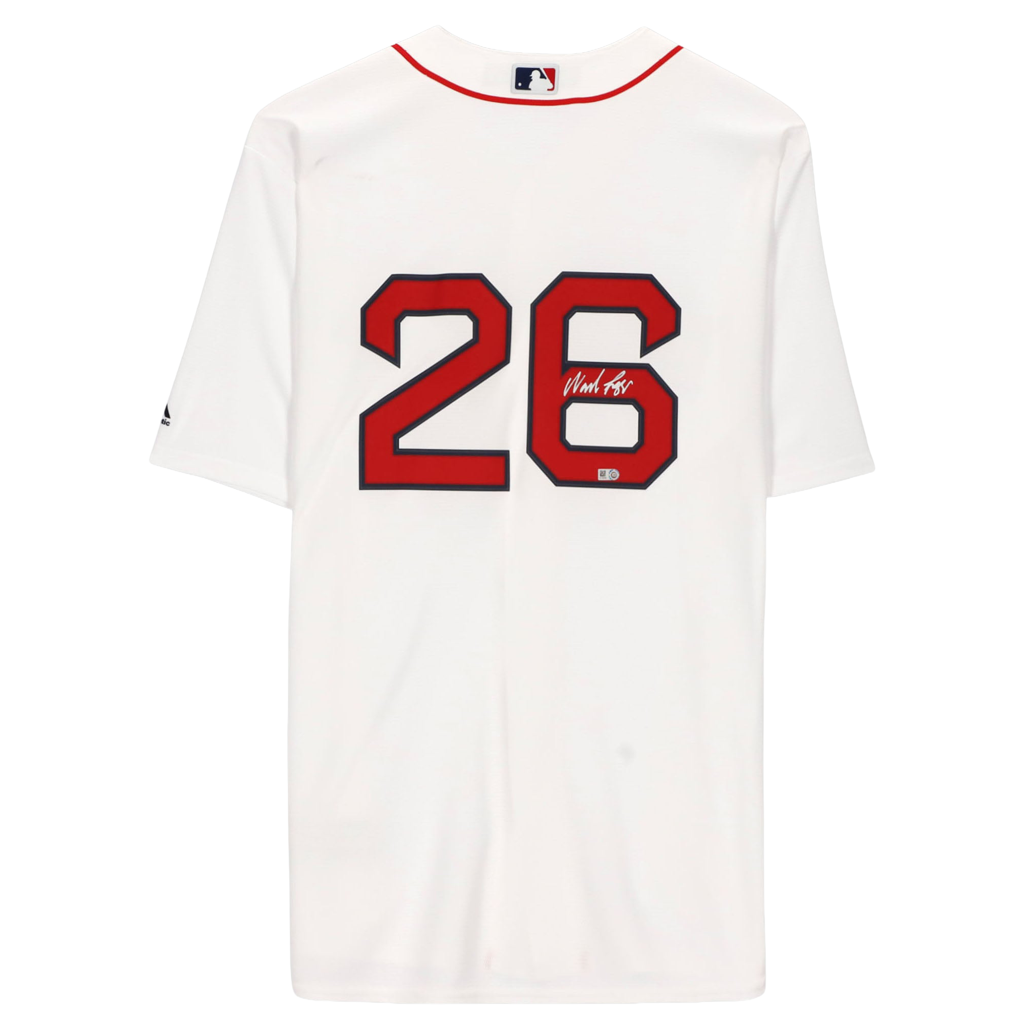 Wade Boggs Boston Red Sox Autographed White Majestic Replica Jersey