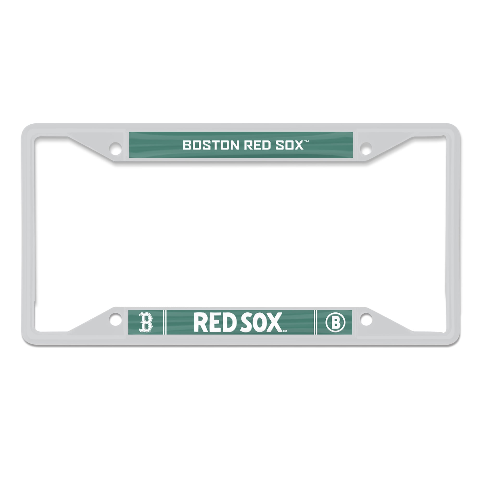 Cadre de plaque d'immatriculation en métal découpé au laser WinCraft Boston Red Sox 2025 City Connect