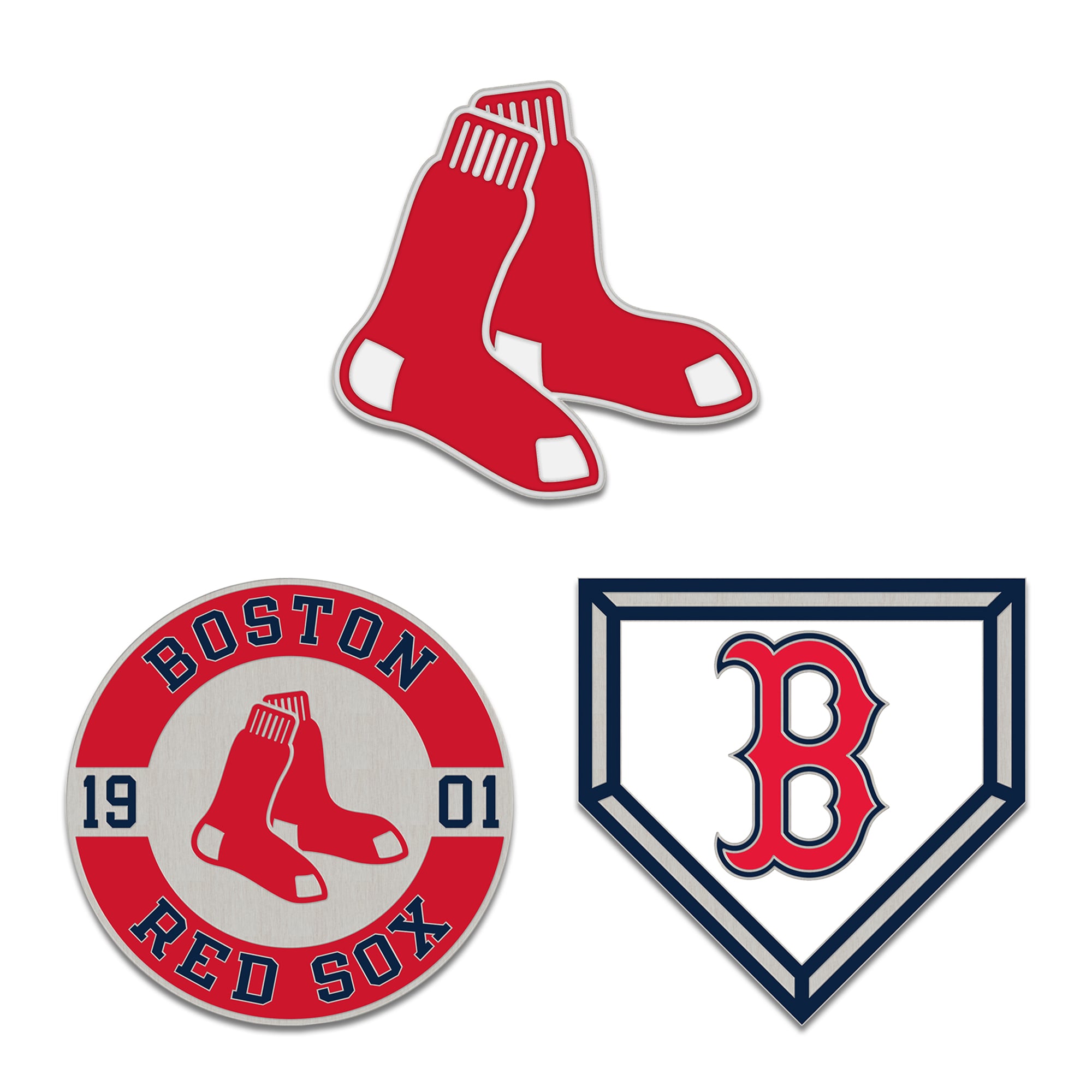 Pin de trois broches de collection WinCraft Boston Red Sox
