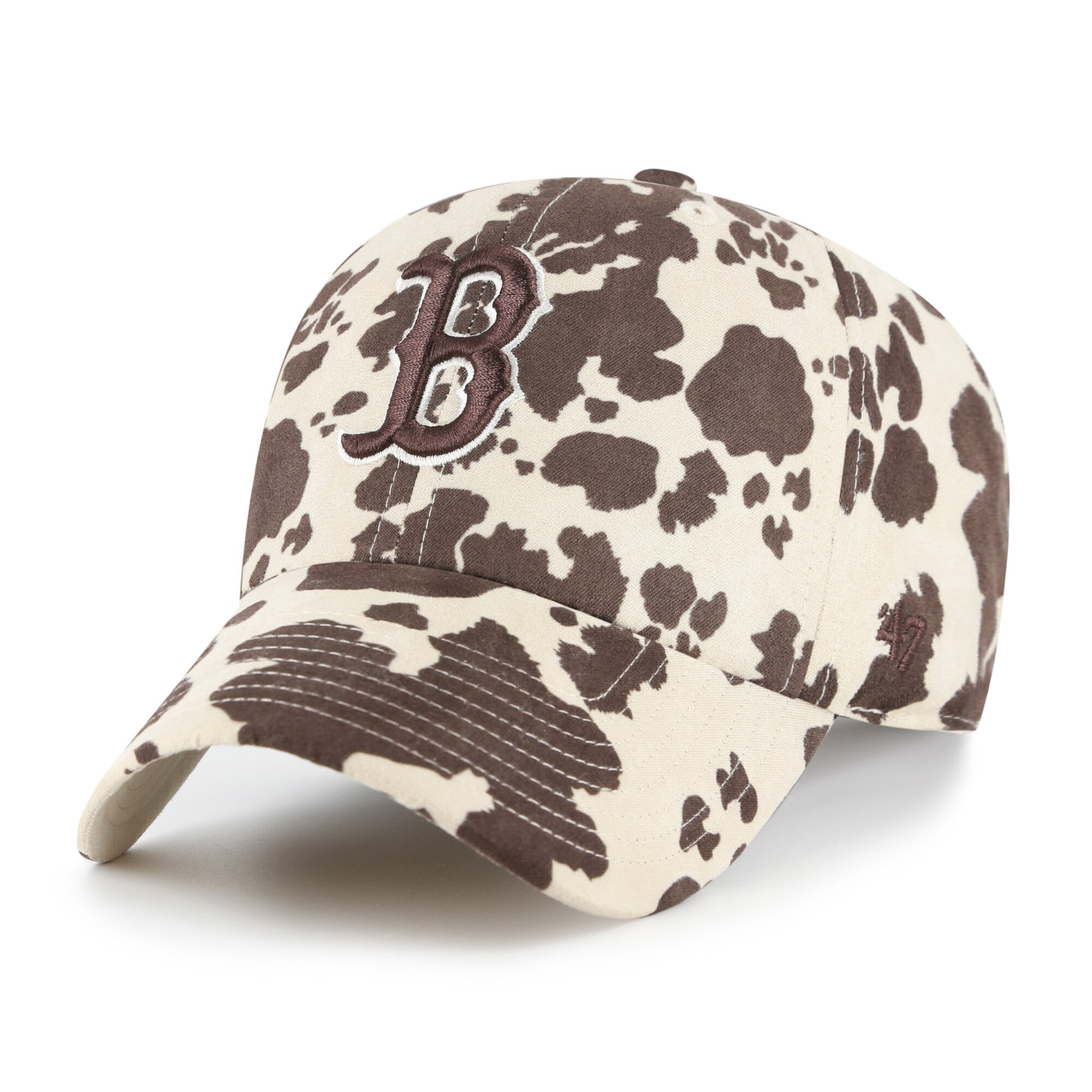 Casquette ajustable pour femme Boston Red Sox Bessie Clean Up, modèle 47 Natural