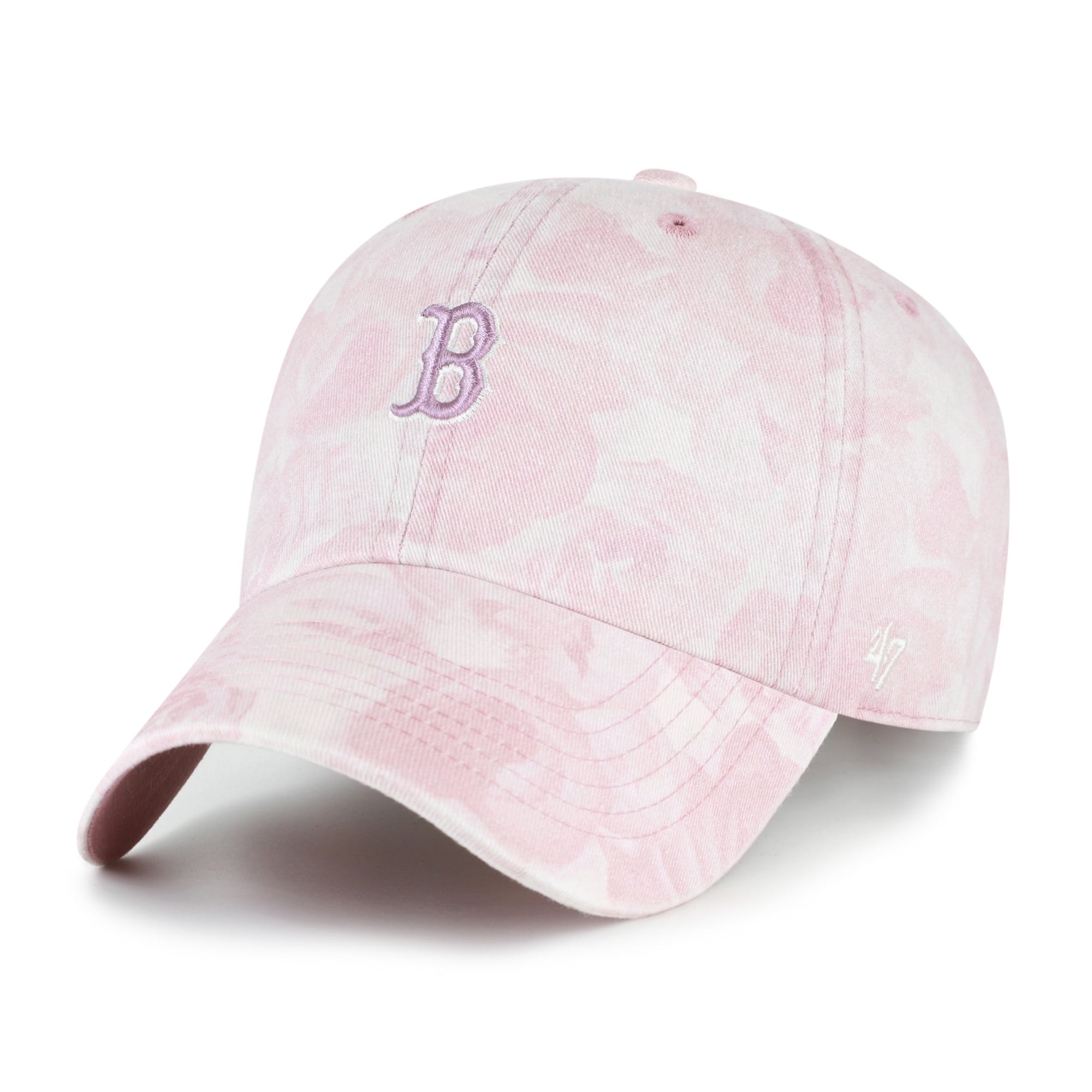 Women's '47 Pink Boston Red Sox Gardenia Clean Up Adjustable Hat