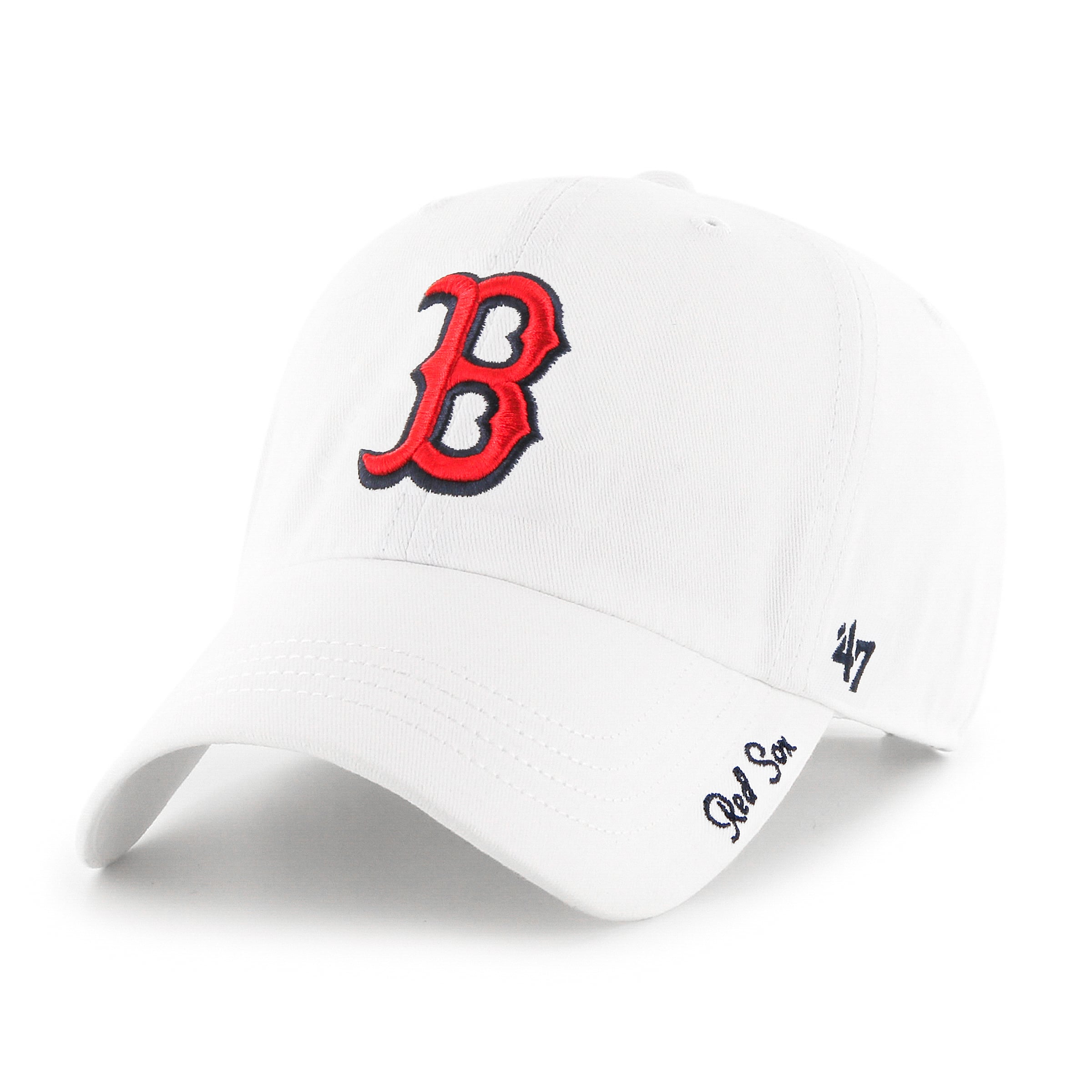 Casquette ajustable pour femme '47 White Boston Red Sox Miata