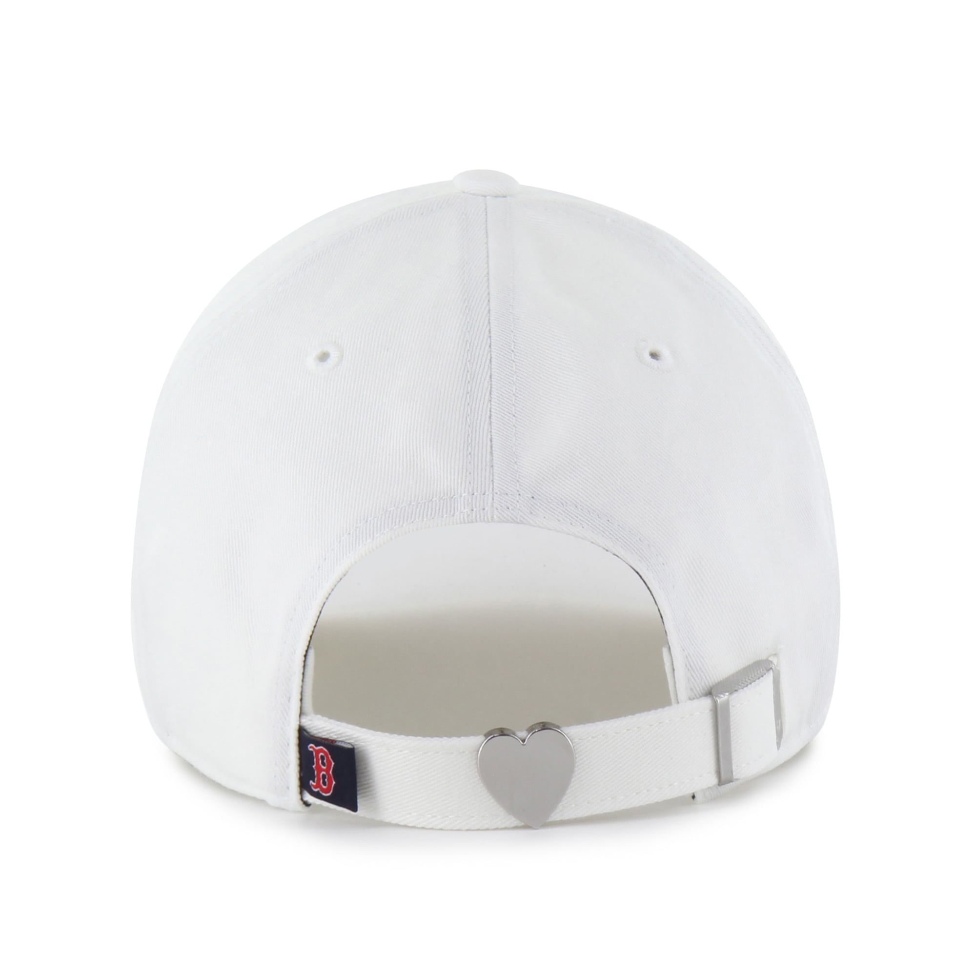 Women's '47 White Boston Red Sox Trendy Script Clean Up Adjustable Hat