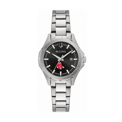 Boston Red Sox Bulova Women's Stainless Steel Classic Sport Watch