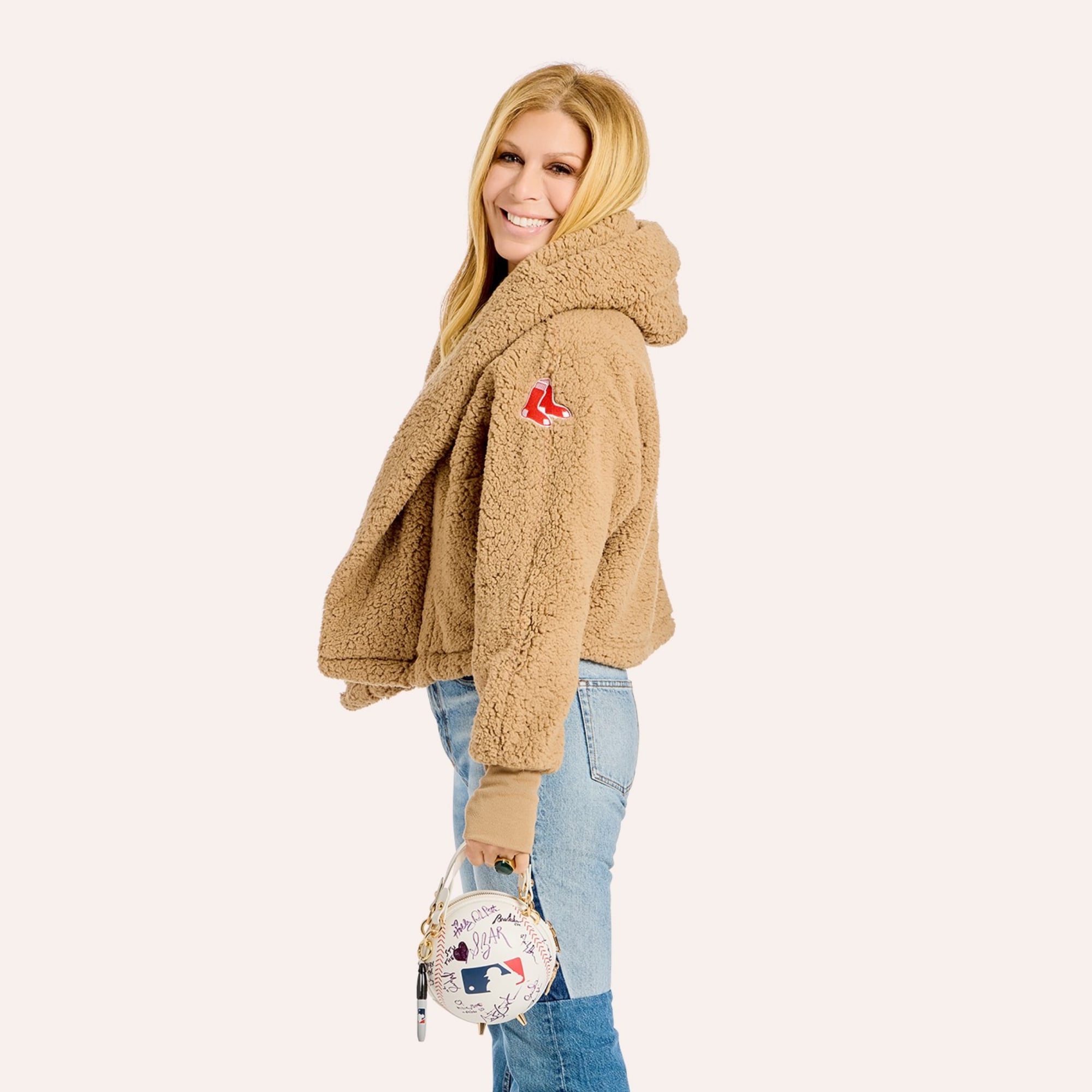 Women's by Jill Martin  Light Brown Boston Red Sox Remix Lounger