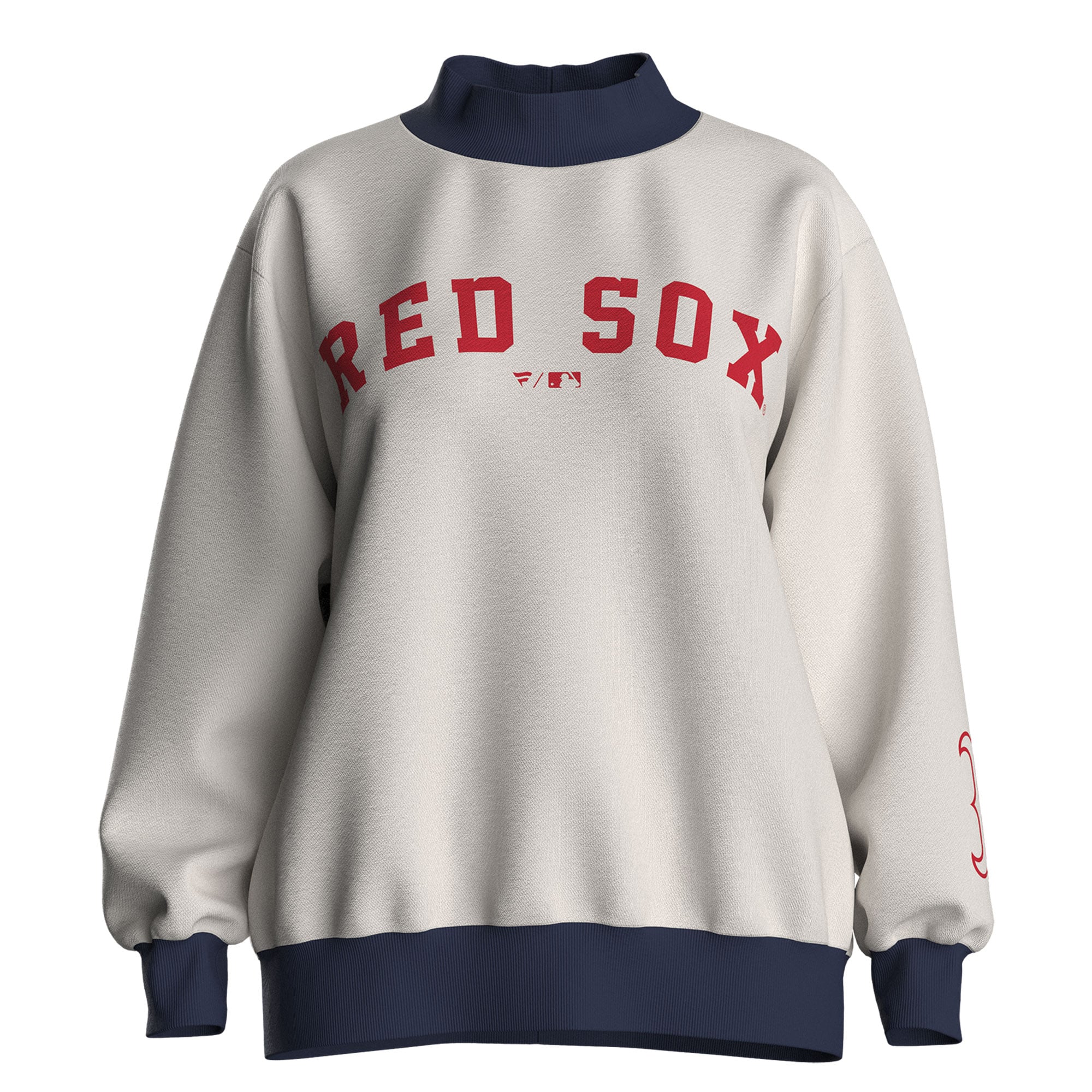 Sweat-shirt crème Boston Red Sox pour femmes de Fanatics