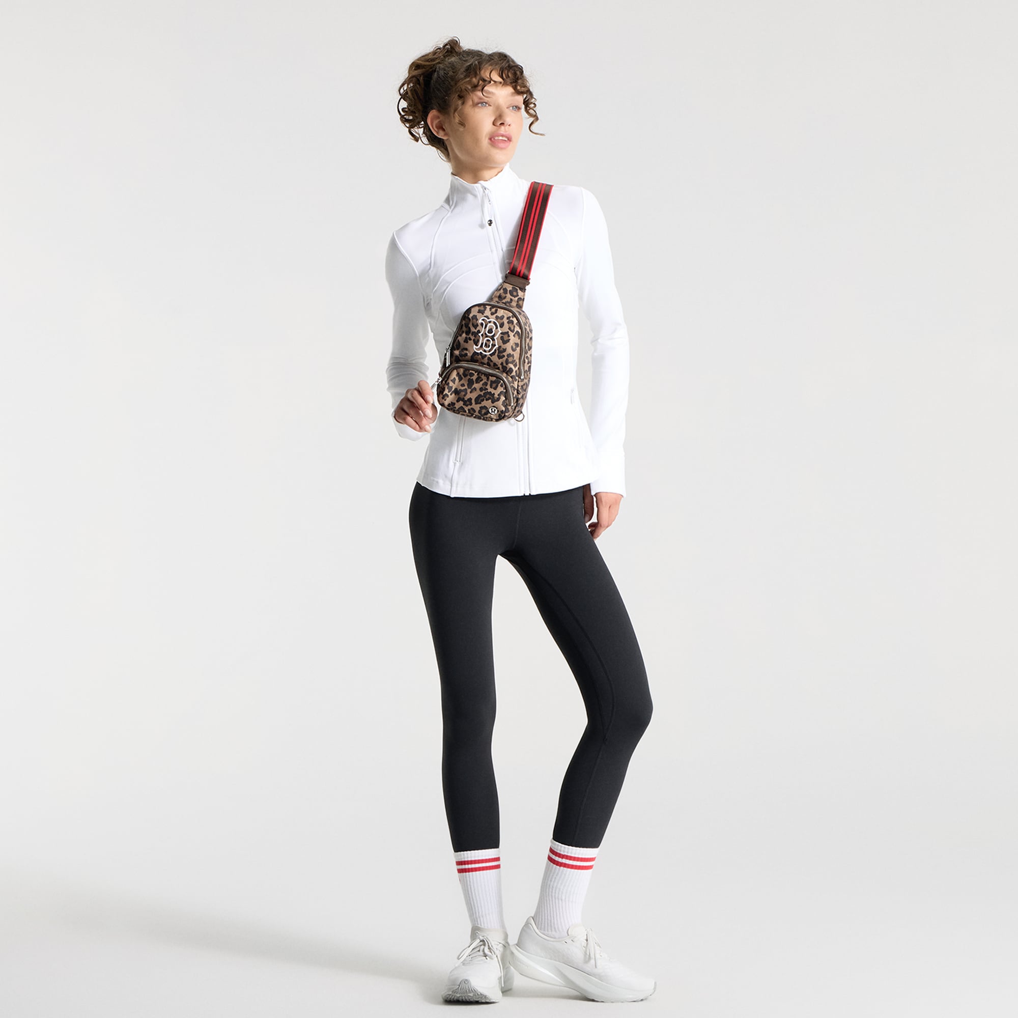 Sac bandoulière lululemon Boston Red Sox Everywhere petit format pour femme *Léopard