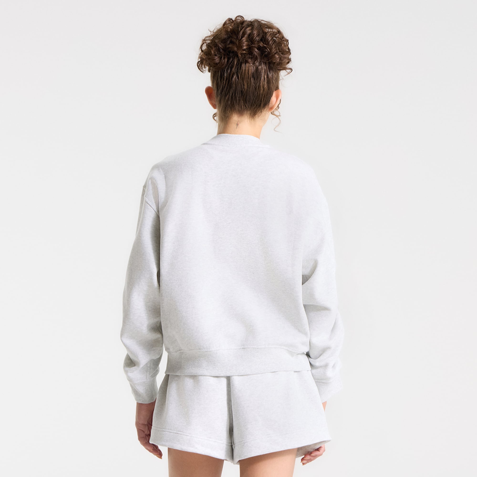 Sweat-shirt oversize lululemon Heathered Core Ultra Light Grey Boston Red Sox Steady State pour femme
