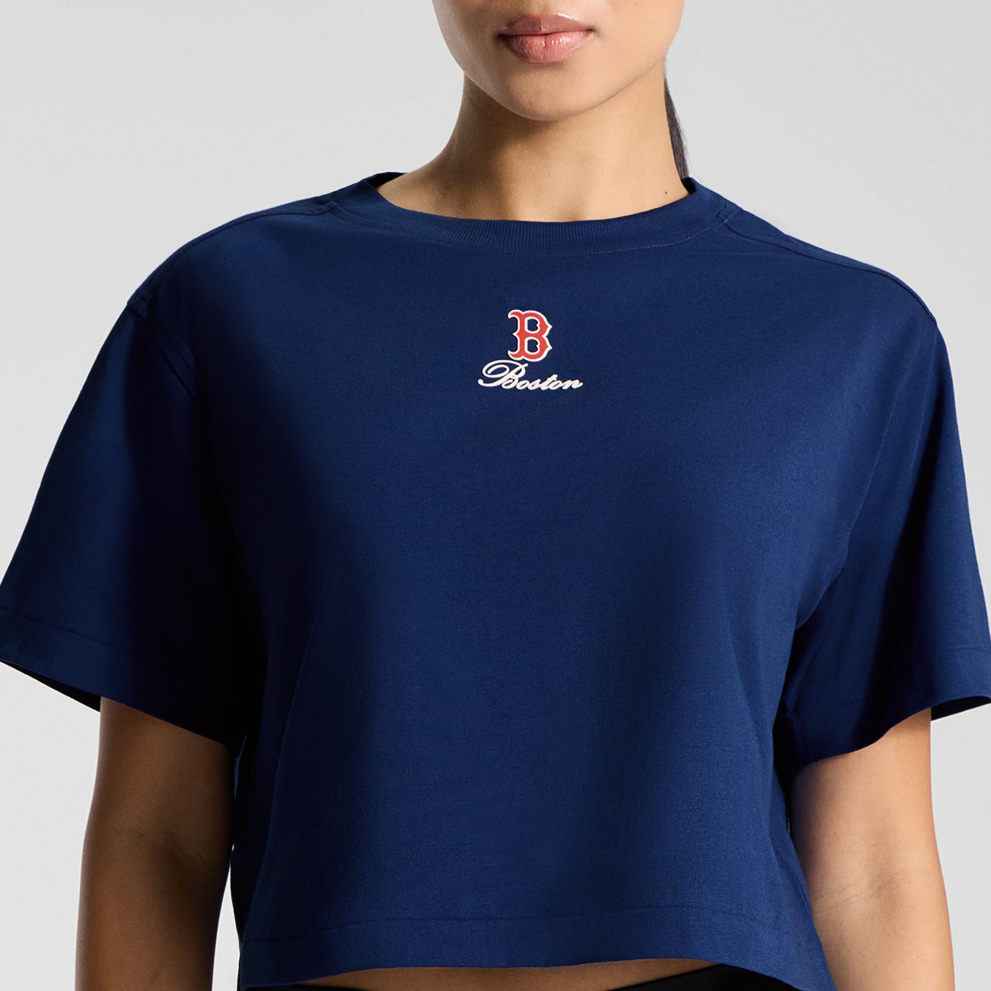 T-shirt en coton biologique lululemon Midnight Shadow Boston Red Sox All Yours pour femme