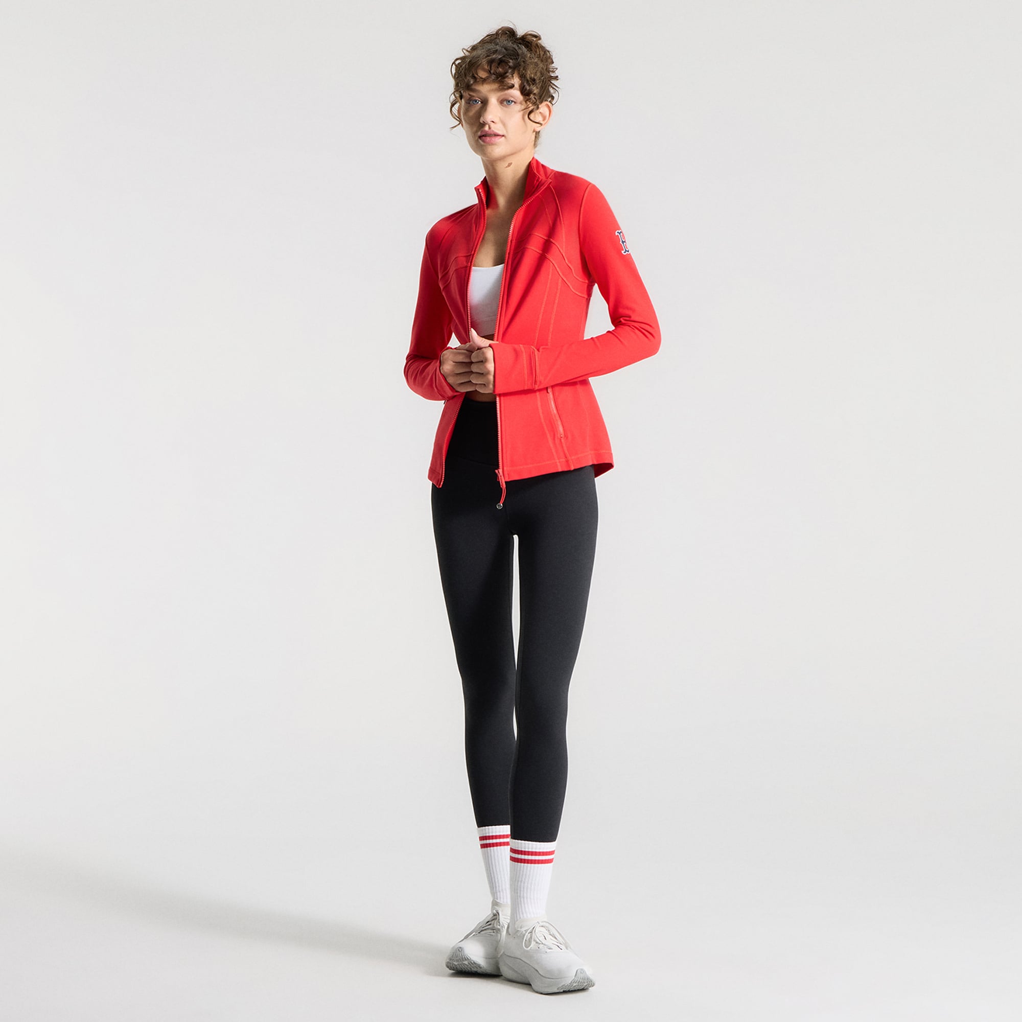 Veste Define blanche Boston Red Sox pour femmes de lululemon *Luon™