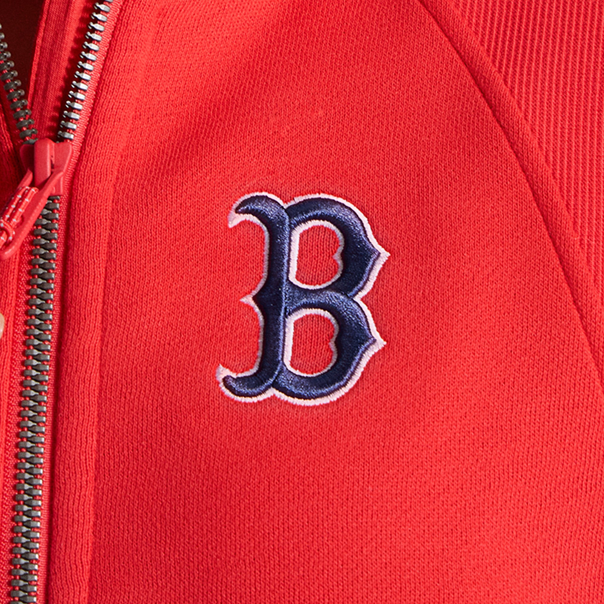 Women's lululemon True Red Boston Sox Scuba Oversized Half-Zip Hoodie