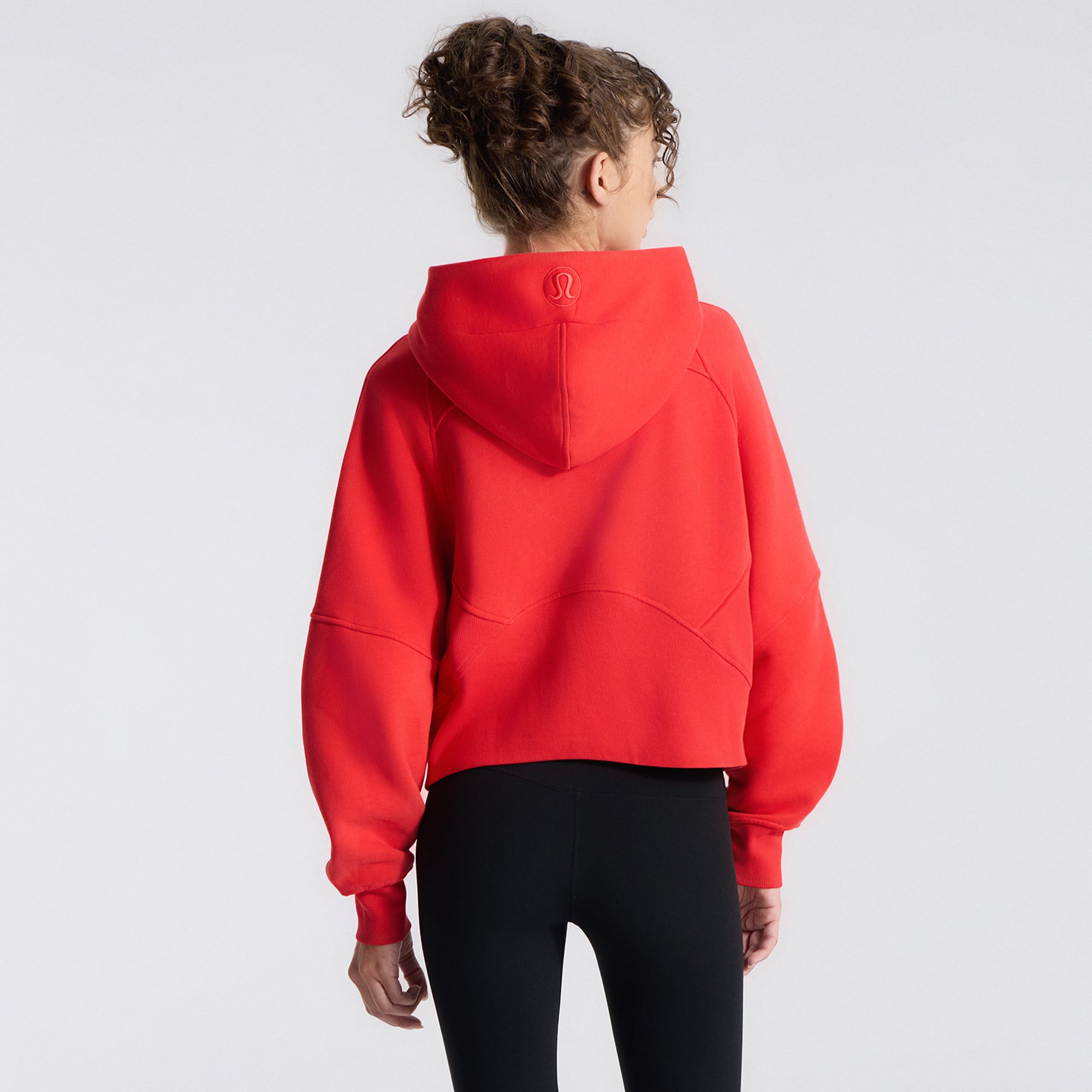 Women's lululemon True Red Boston Sox Scuba Oversized Half-Zip Hoodie