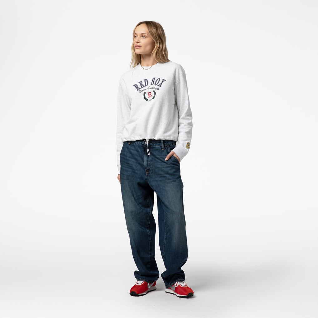 ウィメンズ Mitchell&Ness ヘザー グレー ボストン・レッドソックス 
