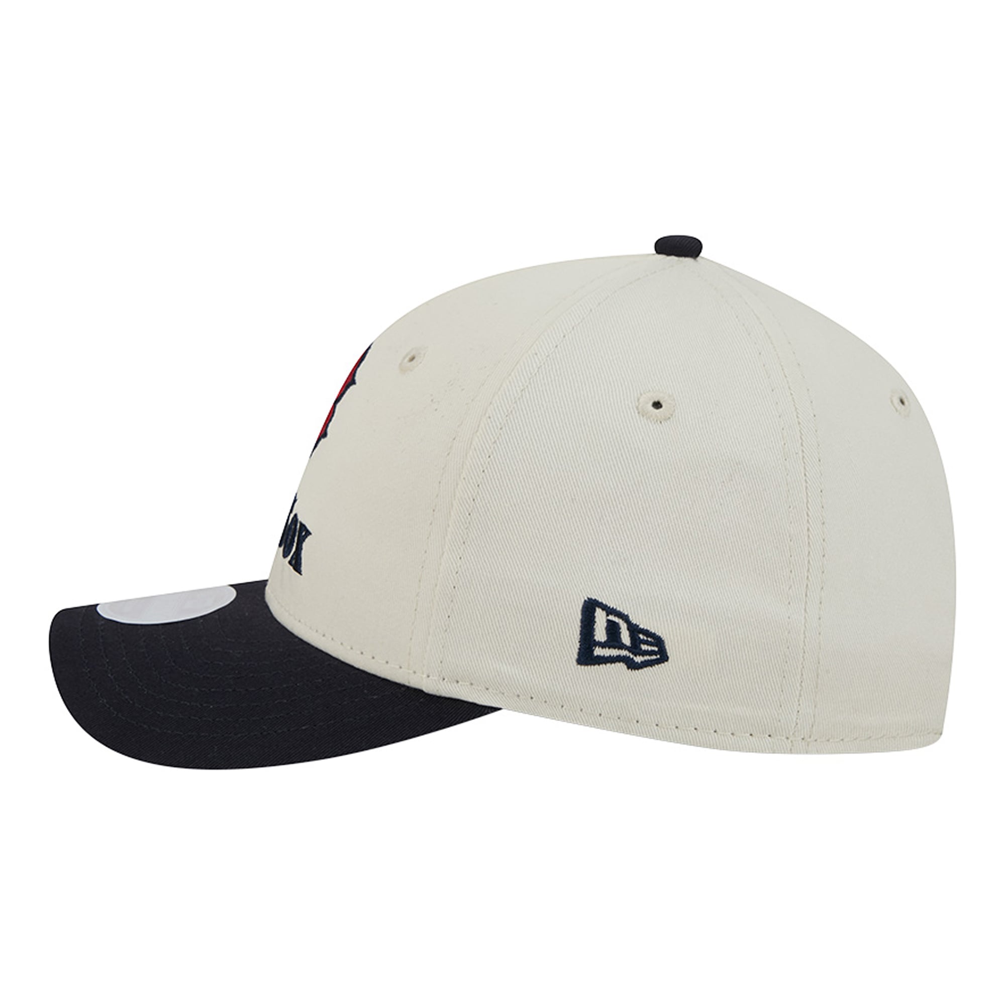 Casquette ajustable New Era crème/marine Boston Red Sox Primary 9FORTY M-Crown pour femme