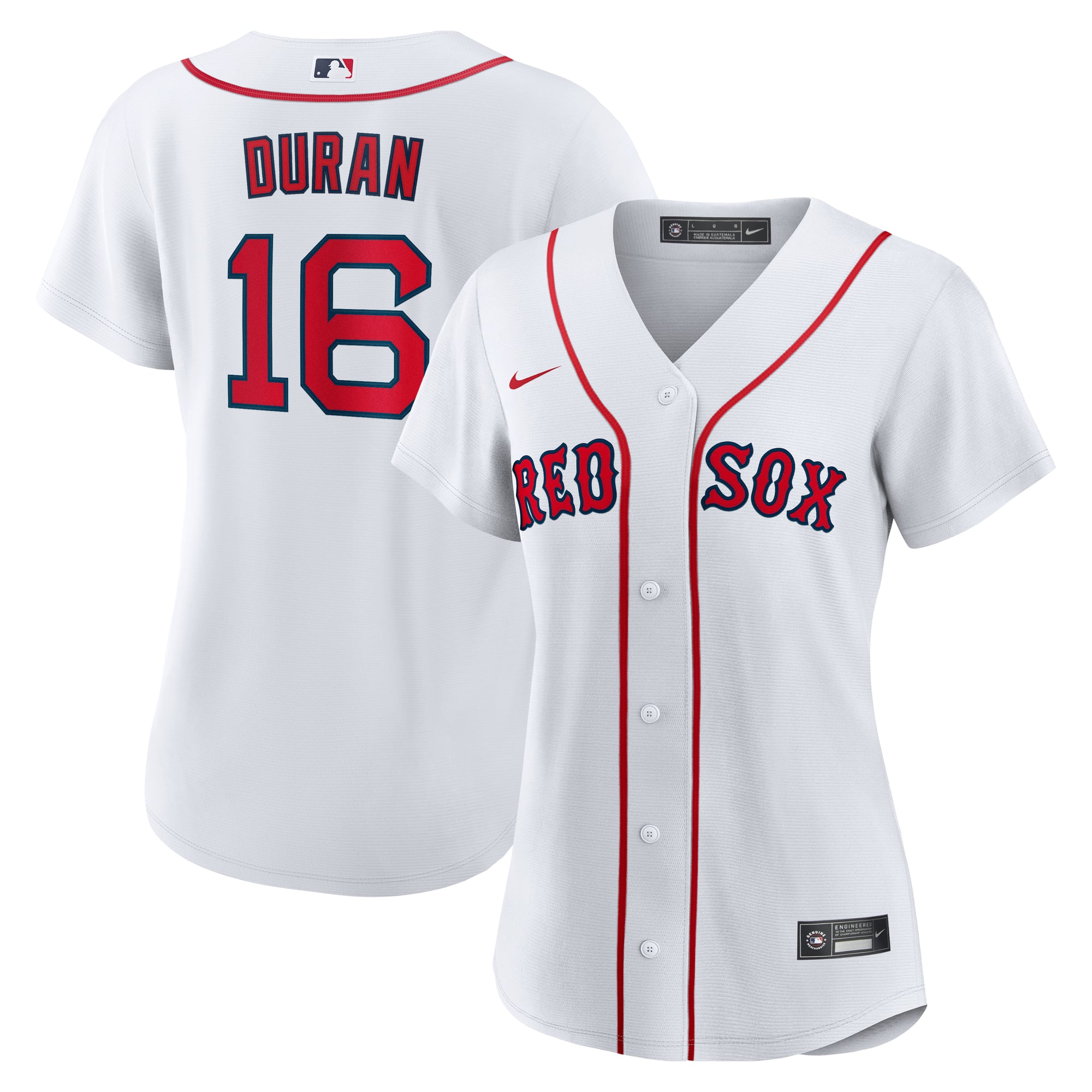 Women's Nike Jarren Duran White Boston Red Sox  Replica Player Jersey