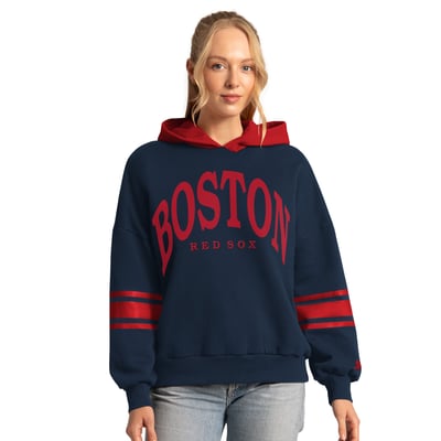  Boston Red Sox Starter Women's Best Coach Hoodie - Navy