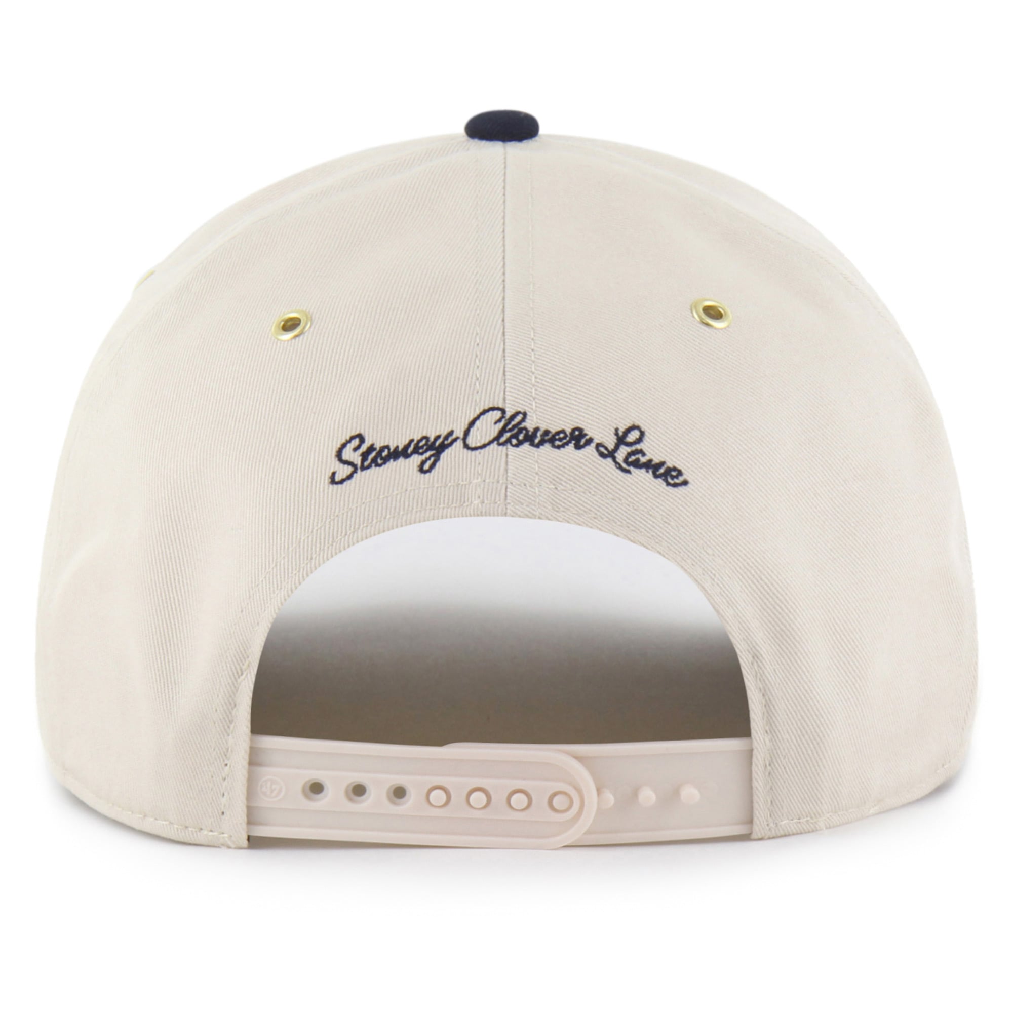 Women's Stoney Clover Lane x '47 Natural Boston Red Sox Glitter Rope Hitch Adjustable Hat