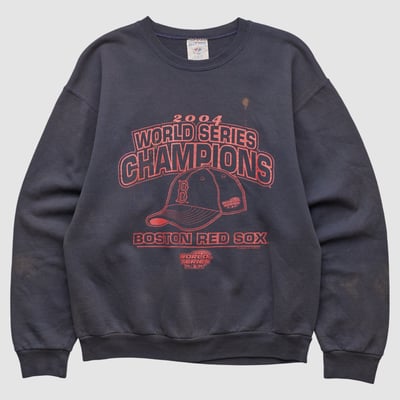 World Series Jerzees 2004 Pullover Sweatshirt - Navy - XS by Fanatics Real Vintage