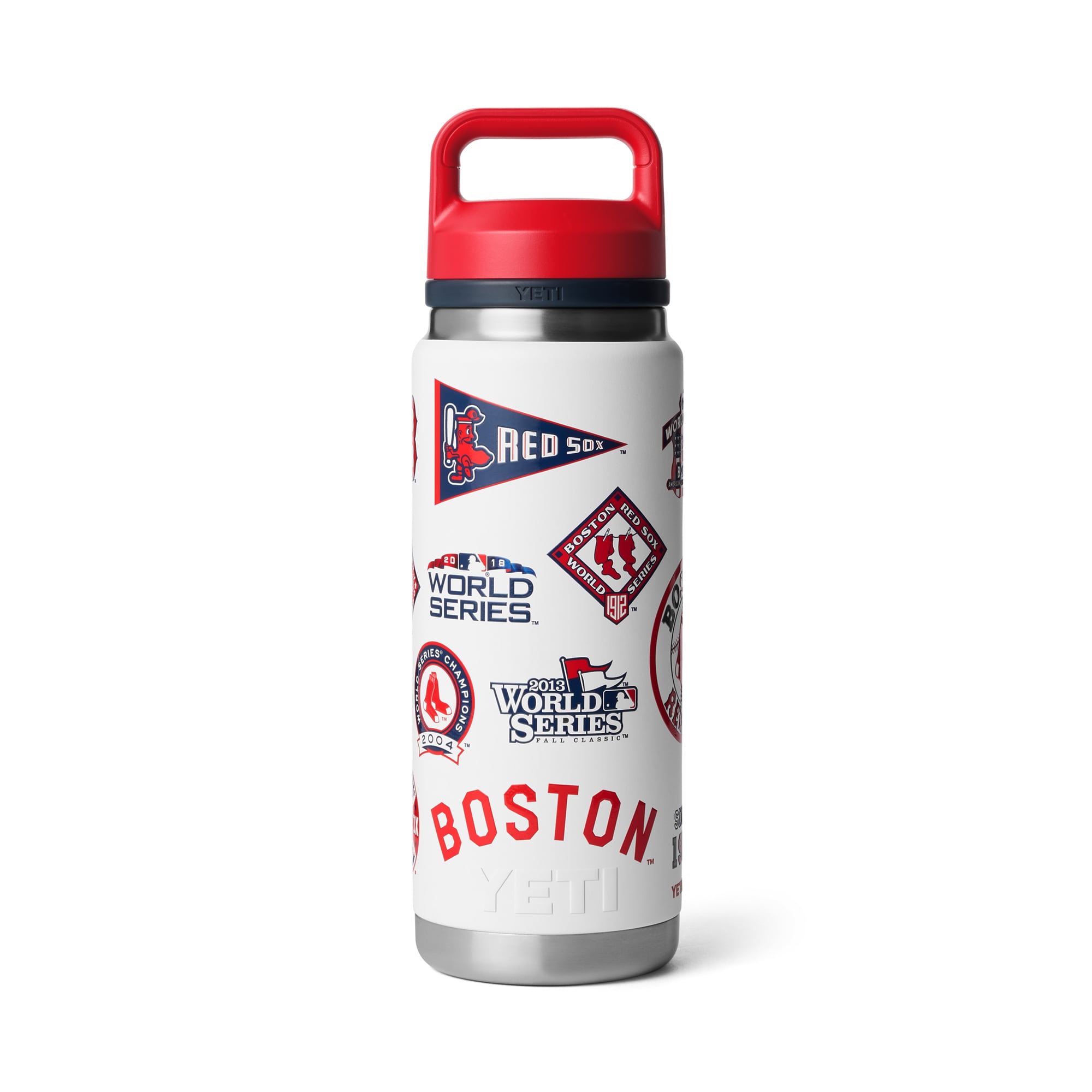 YETI Boston Red Sox 26oz. Fandom Rambler Chug Water Bottle