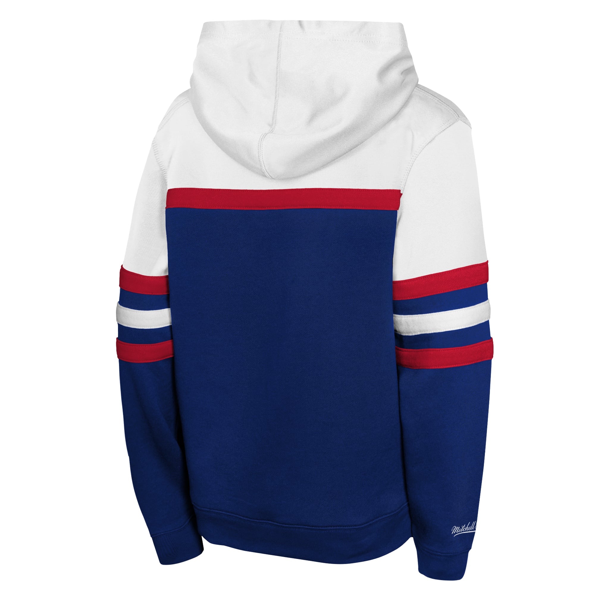 Youth Mitchell & Ness Navy Boston Red Sox Throwback Head Coach Hoodie