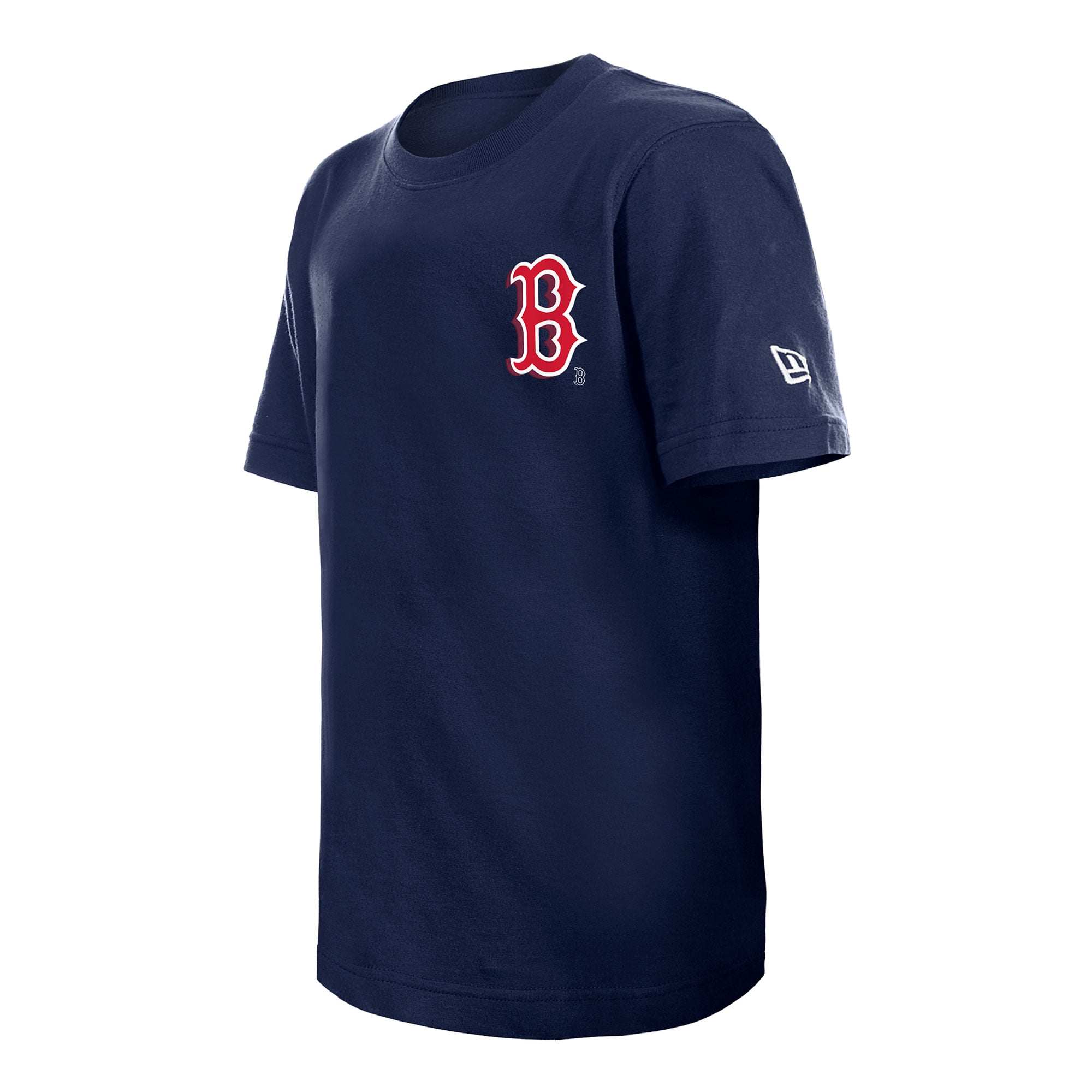 Youth New Era Navy Boston Red Sox Cartoon Logo T-Shirt