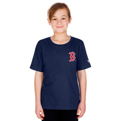 Boston Red Sox New Era Youth Cartoon Logo T-Shirt - Navy
