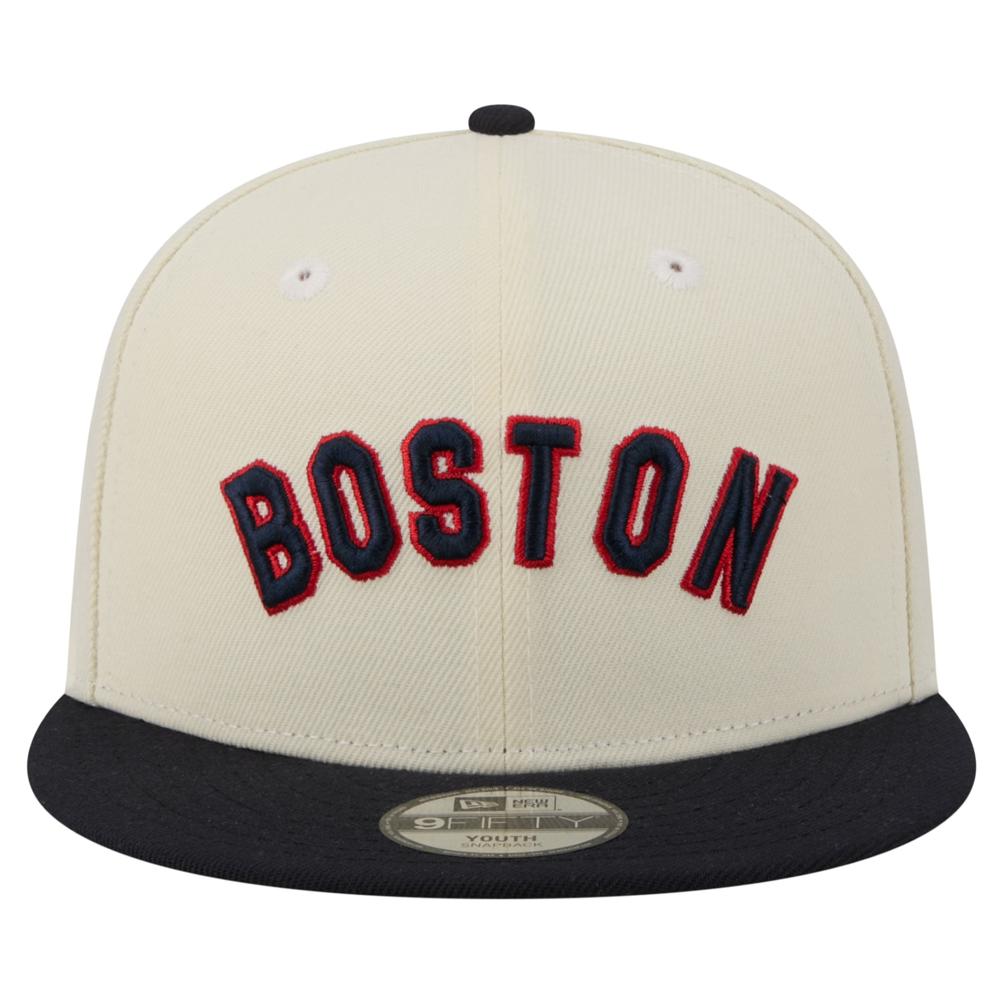 Youth New Era  White Boston Red Sox Two-Tone 9FIFTY Snapback Hat