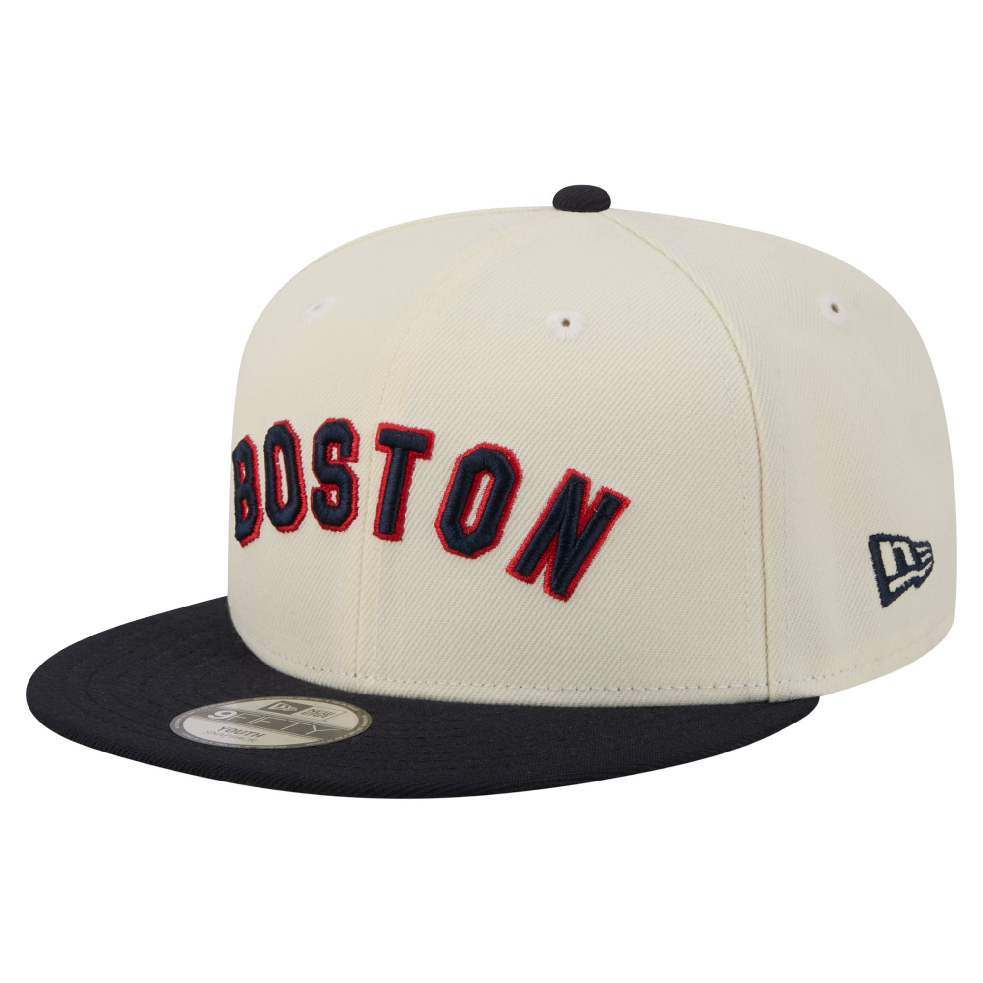 Youth New Era  White Boston Red Sox Two-Tone 9FIFTY Snapback Hat