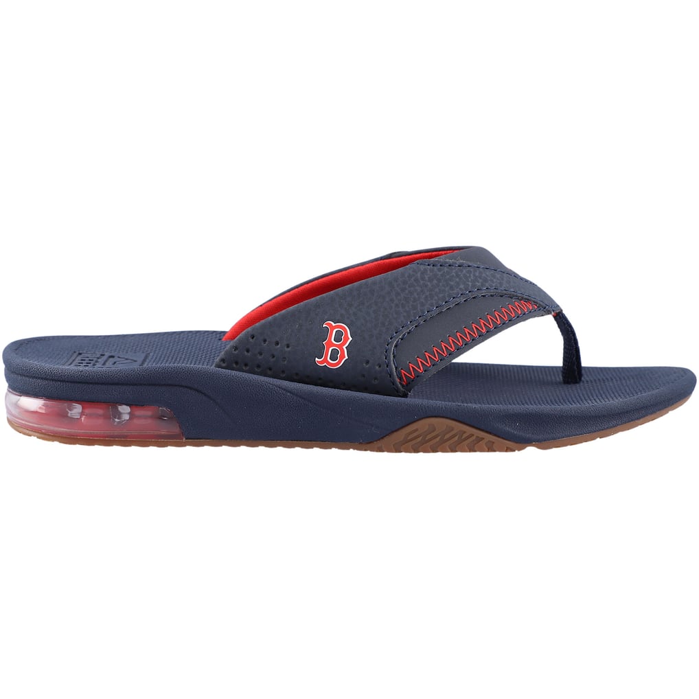 Youth REEF Boston Red Sox Fanning Sandals display picture 1