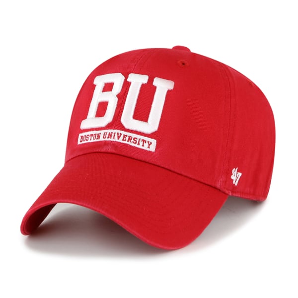 \'47 Brand MLB Boston University Embroidered Logo Strapback Women\'s Hat Cap New BOSTON UNIVERSITY TERRIERS NCAA 47 BRAND HAT BALL CAP MVP  main image 3