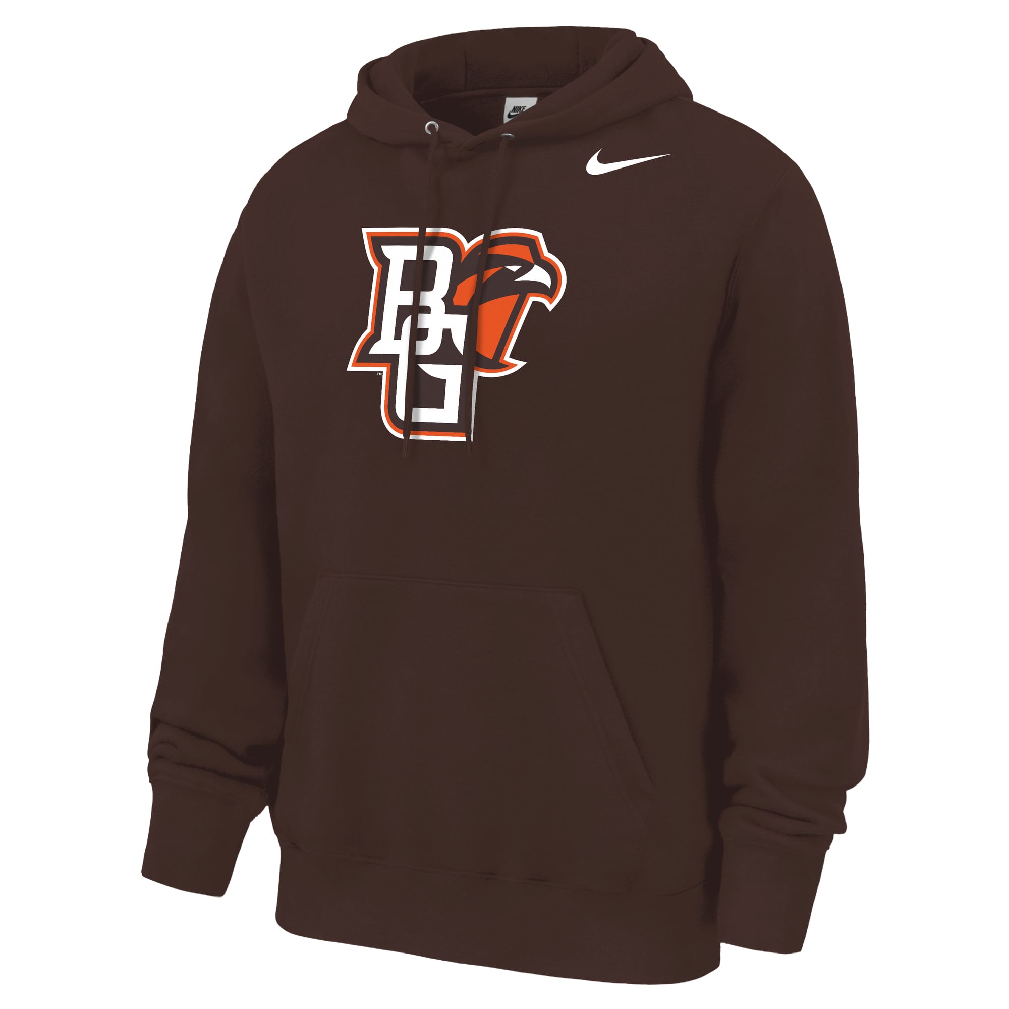Men's Nike Brown Bowling Green St. Falcons Club Fleece Hoodie