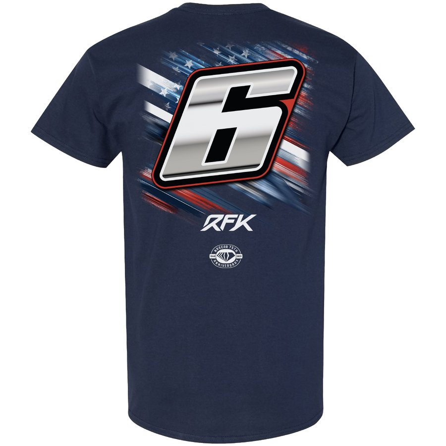 Brad Keselowski Racing Logo Brad Keselowski #6 NASCAR 2024 RFKR Ford