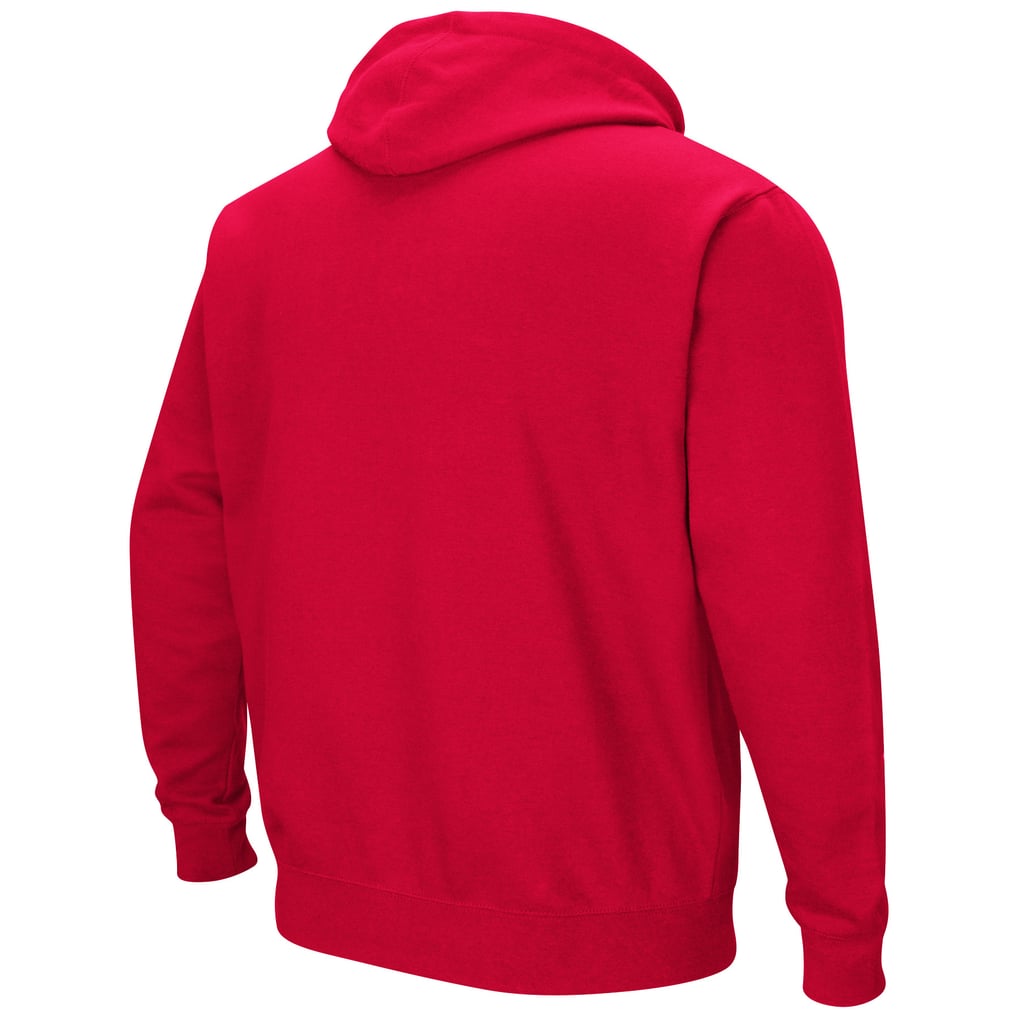 Bradley Braves Colosseum Arch & Logo Hoodie - Red