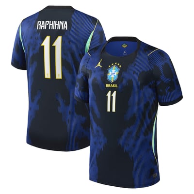 Brazil Jordan Stadium Away Shirt 2026 with Raphinha 11 printing