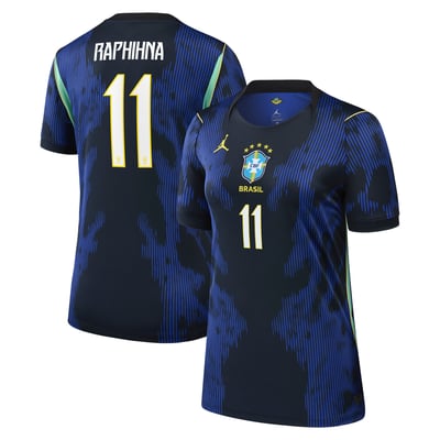 Brazil Jordan Stadium Away Shirt 2026 - Womens with Raphinha 11 printing