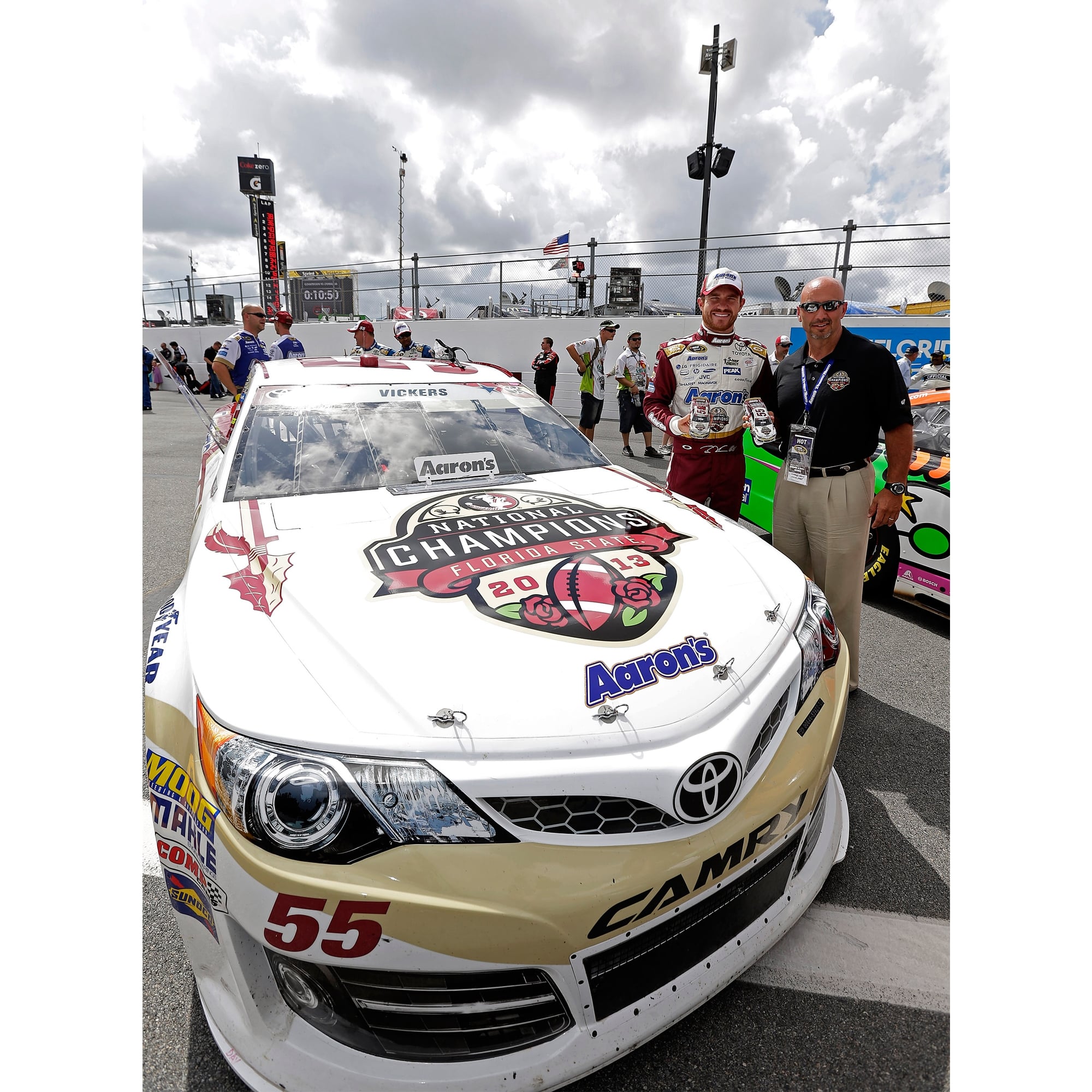 Action Racing 2014 Brian Vickers #55 Aaron's FSU Champs 1:24 Scale