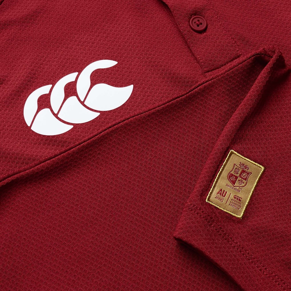 British & Irish Lions Poly Polo - Red
