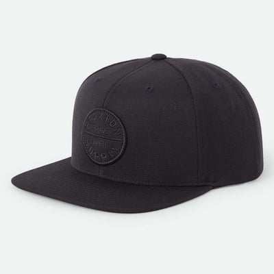  Brixton Unisex Oath III Snapback Hat - Black