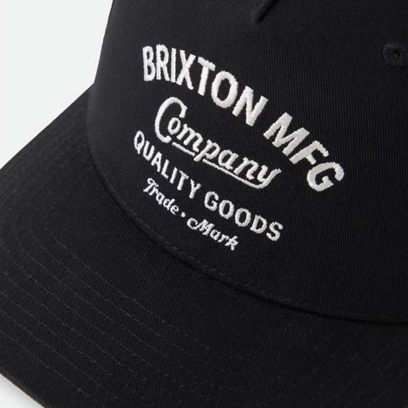 Unisex White/Tan Brixton Stratton Snapback Hat