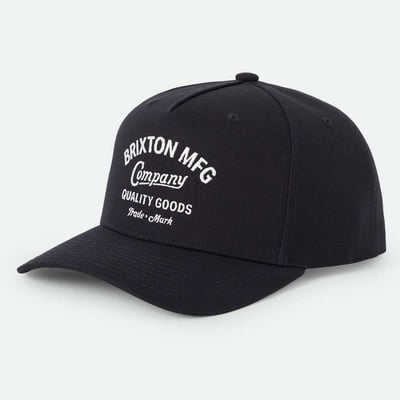 Brixton Brixton Unisex Stratton Snapback Hat - Black