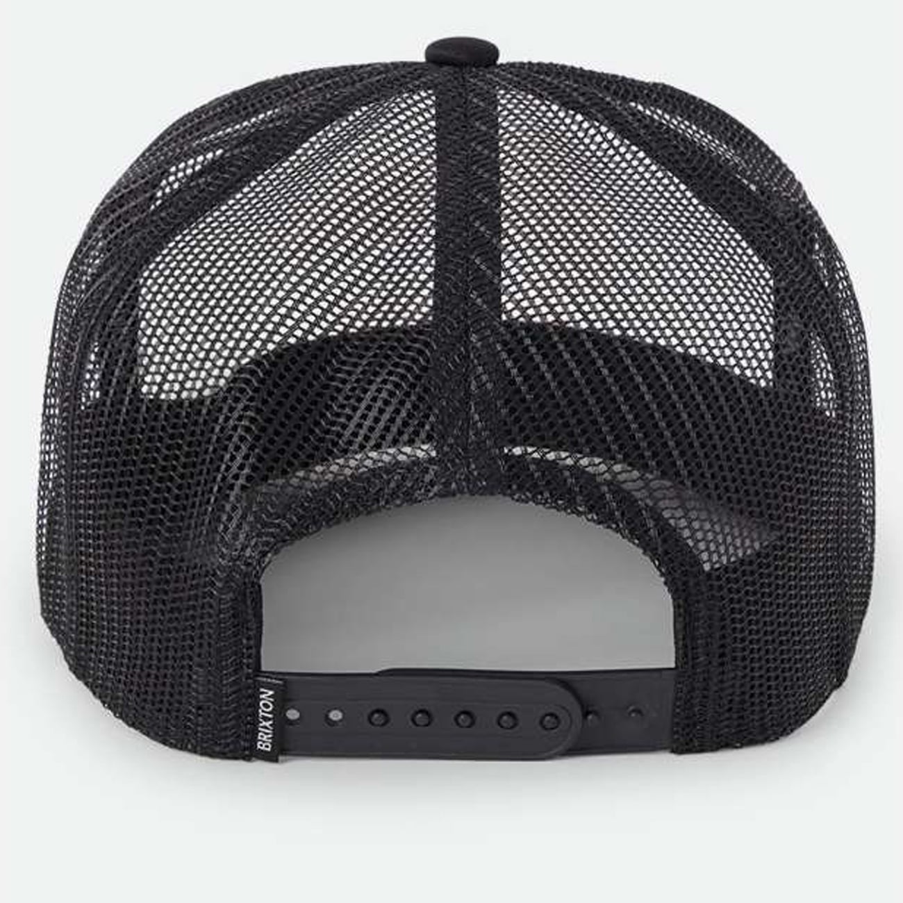 Unisex Brixton Black Clemont Adjustable Trucker Hat
