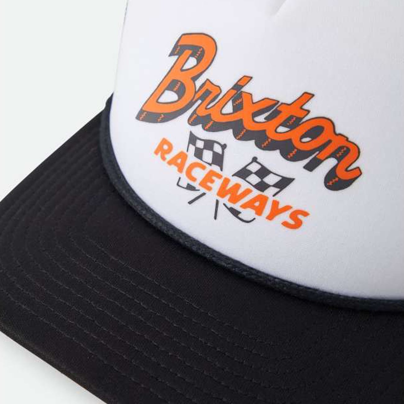 Unisex Brixton Black Clemont Adjustable Trucker Hat
