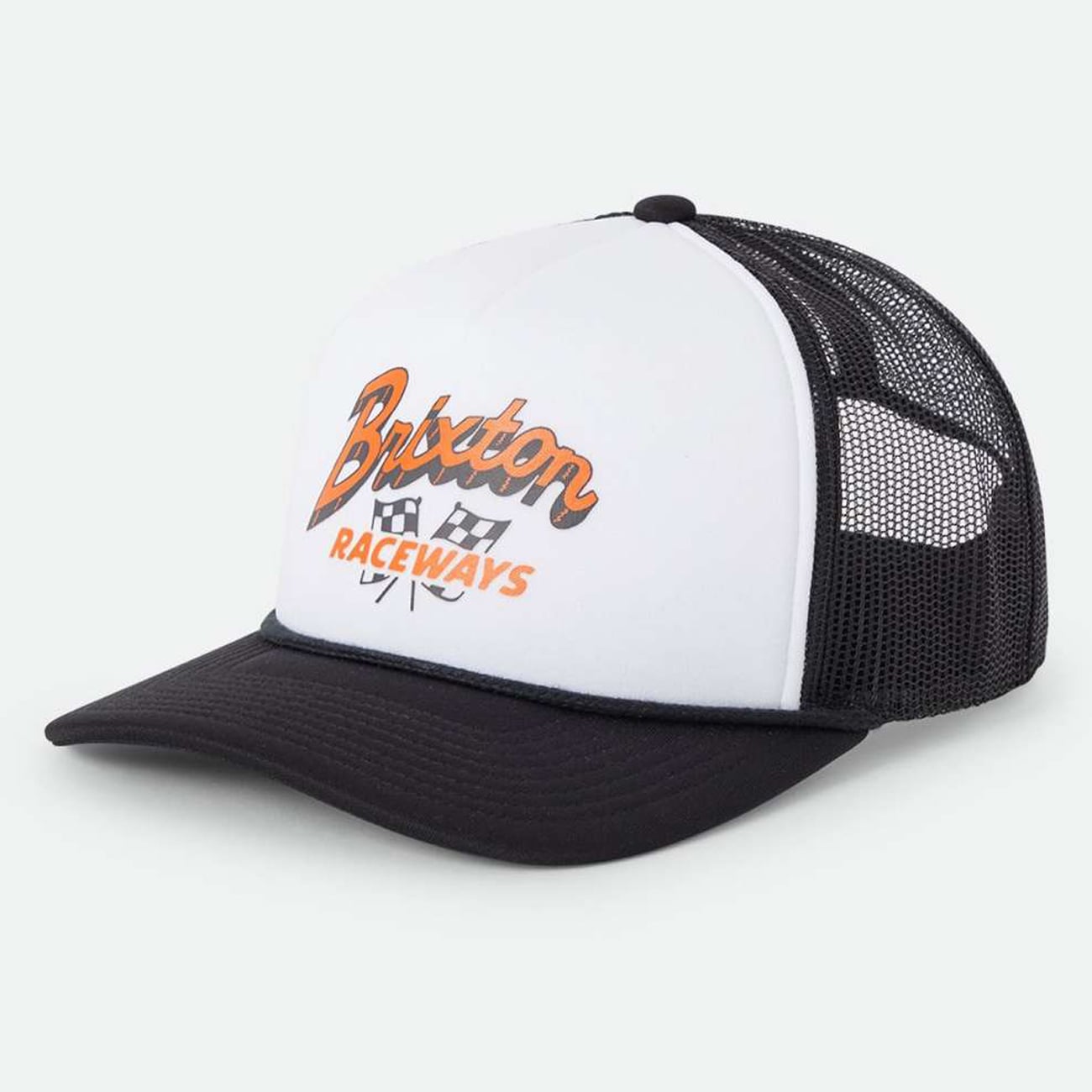 Unisex Brixton Black Clemont Adjustable Trucker Hat