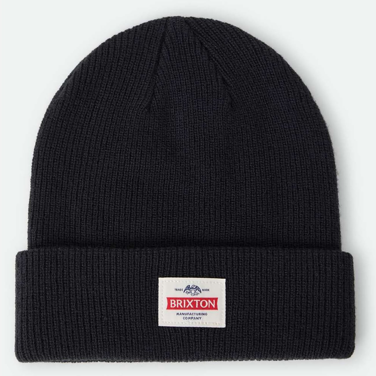 Unisex Brixton Black Trademark Cuffed Knit Hat